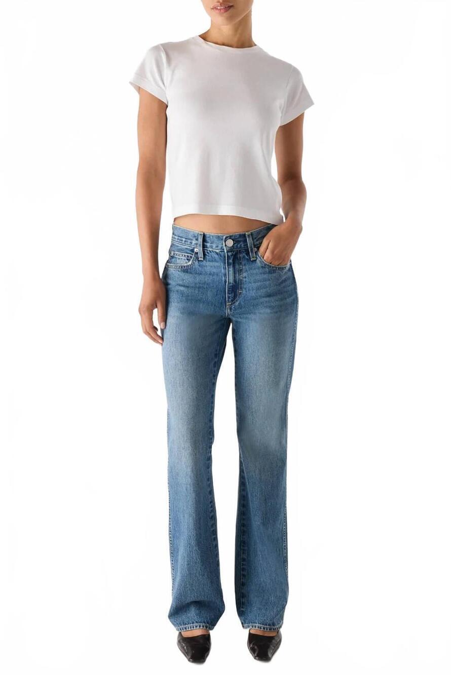 NEW AMO women's low-rise marcenia jeans in murmur